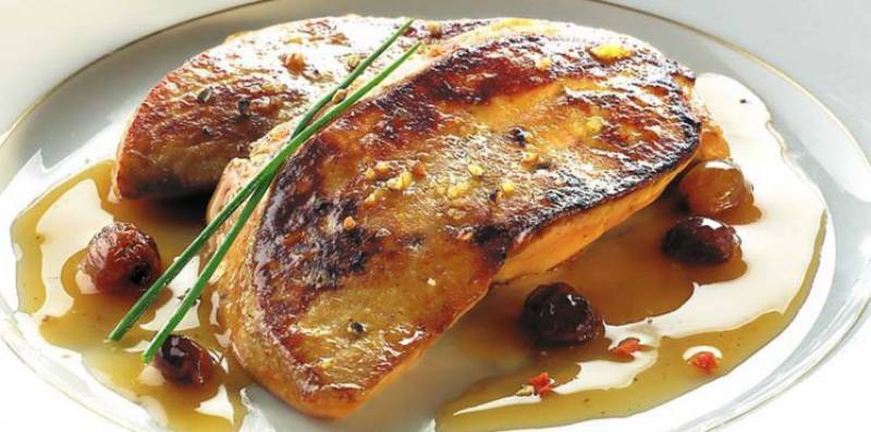 Escalope de foie gras poélé restaurant Contre Allée 75014